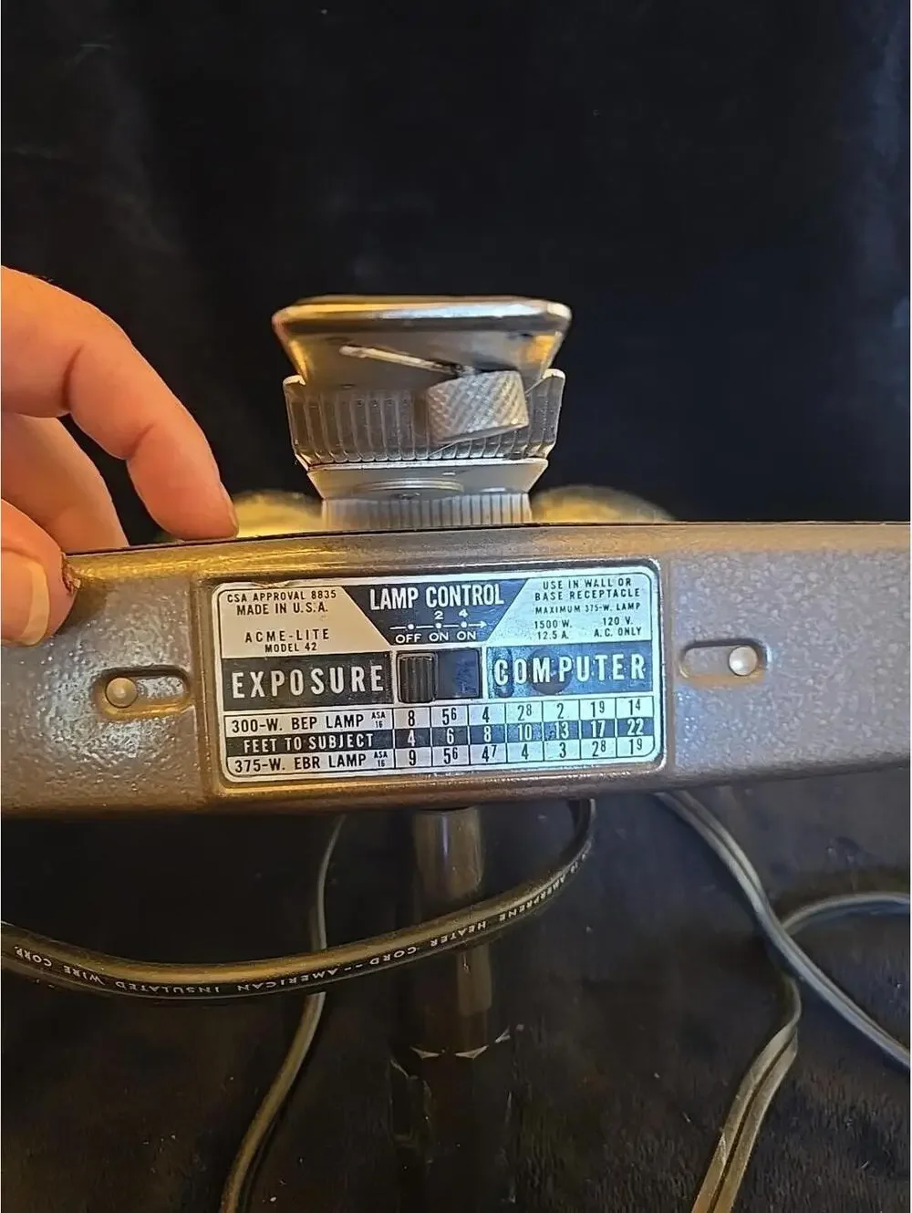 keystone movie lite boston. Model R4 Vintage Photography Old Lighting Movie-Lite